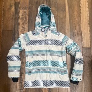 Powder Room RECCO Deluxe Snowboard ski coat jacket Wm S